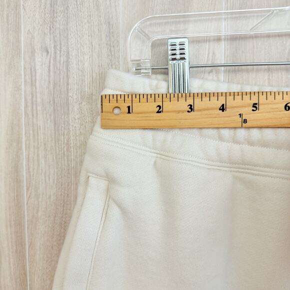 The Marathon Fleece Shorts Men XL Tmc Nipsey Hussle Ivory Heavy Cotton 6” READ - Picture 8 of 14